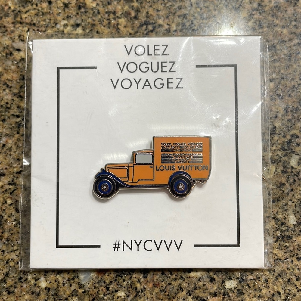 LAST DAY DEC. 10 
. LOUIS VUITTON PINS. COLLECTOR. LOUIS VUITTON EXHIBITION